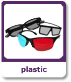 plastic 3d szemüveg